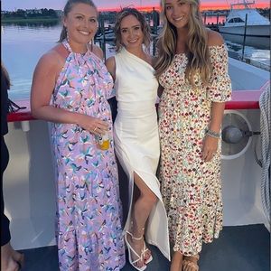 Gorgeous, buttery soft white dress for special occasion. You WILL look elegant!